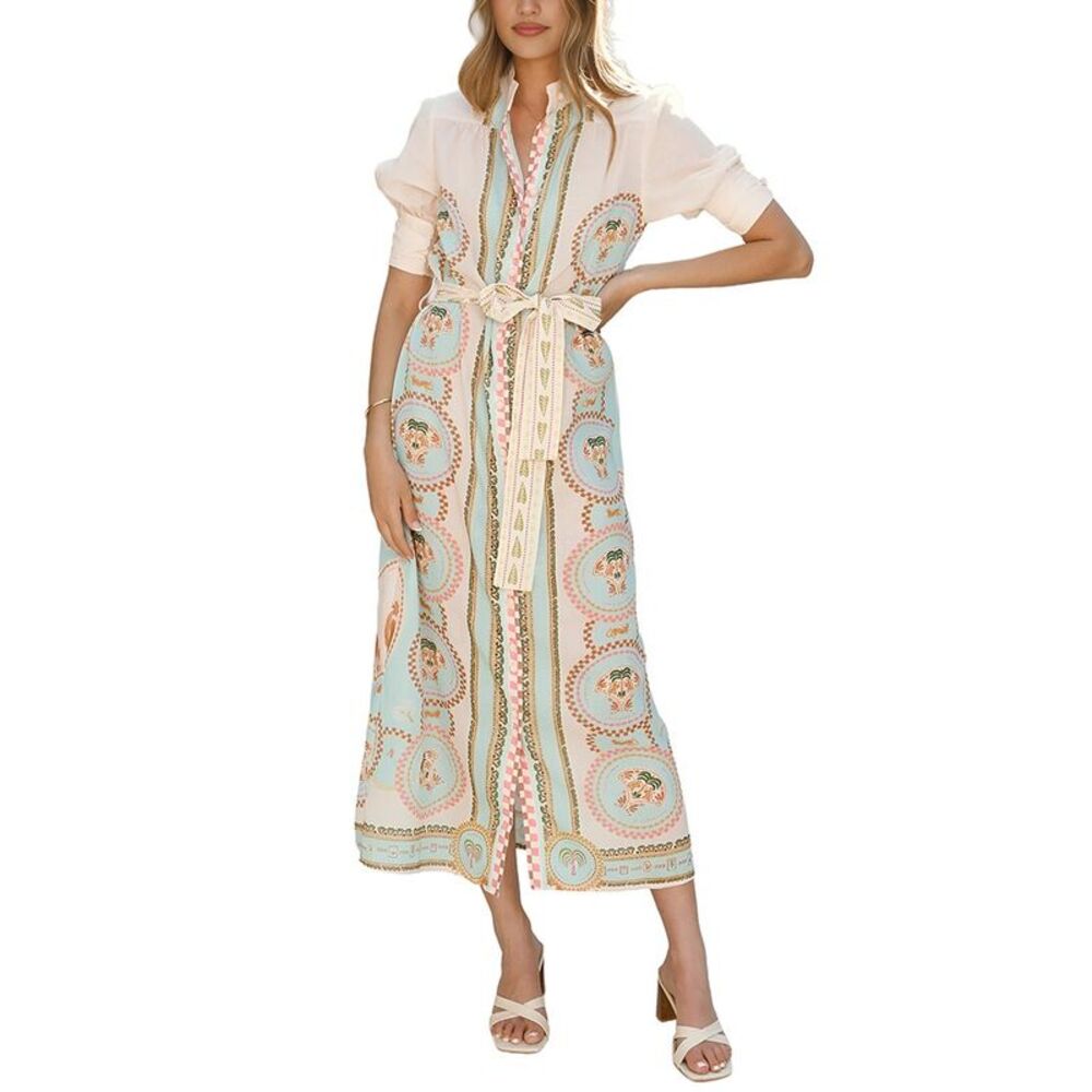 Camila Blanco Womens  Midi Dress